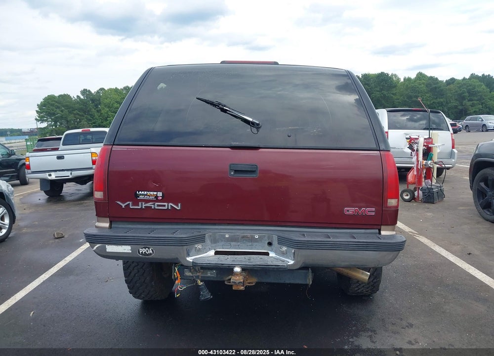 1998 GMC YUKON SLT VIN: 1GKEK13R3WJ705995