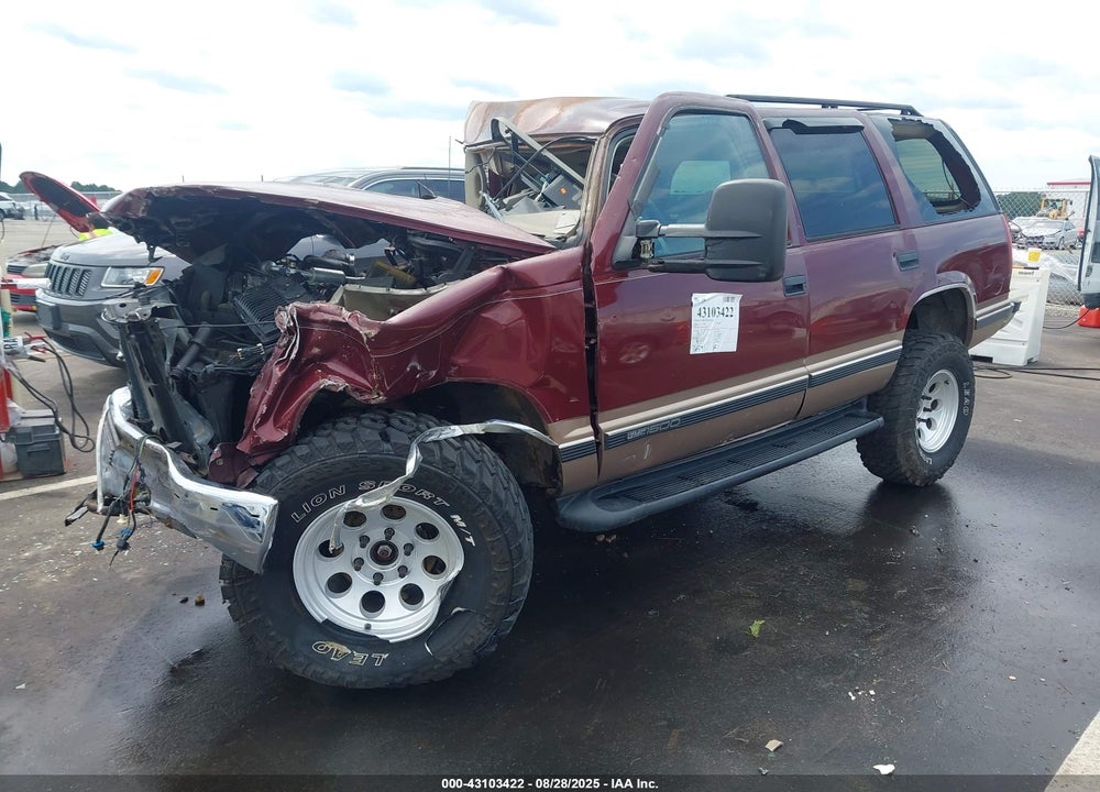1998 GMC YUKON SLT VIN: 1GKEK13R3WJ705995
