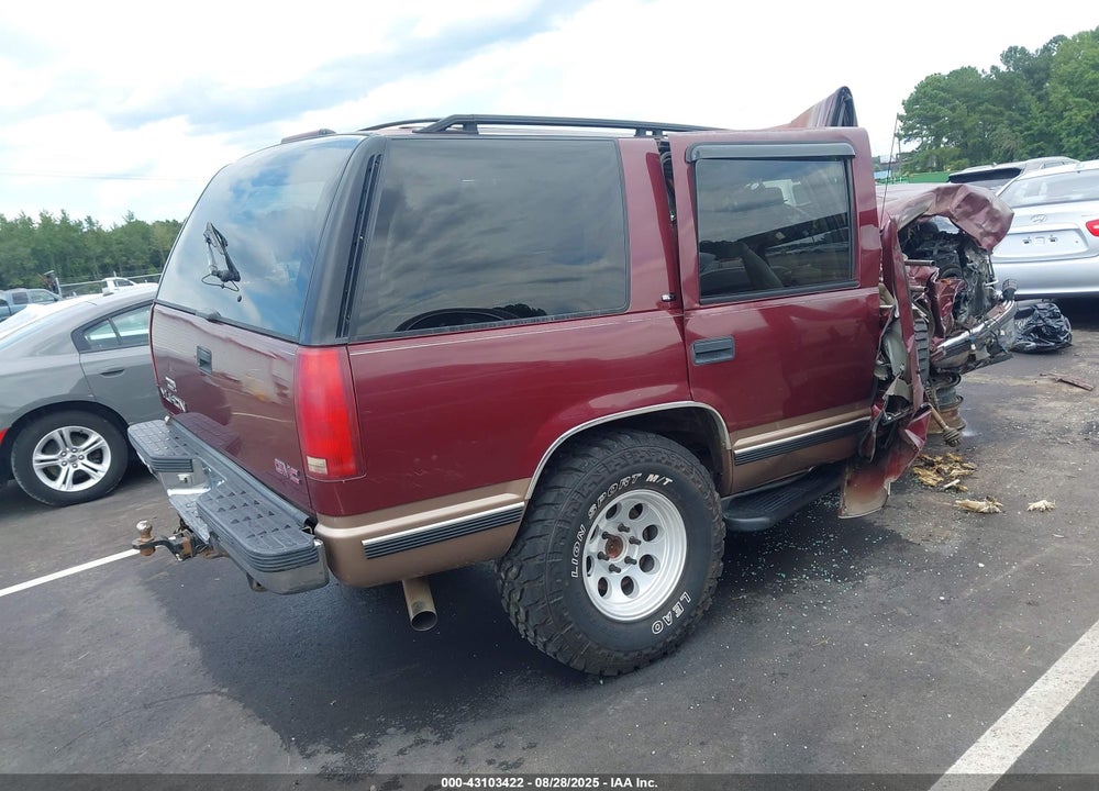 1998 GMC YUKON SLT VIN: 1GKEK13R3WJ705995