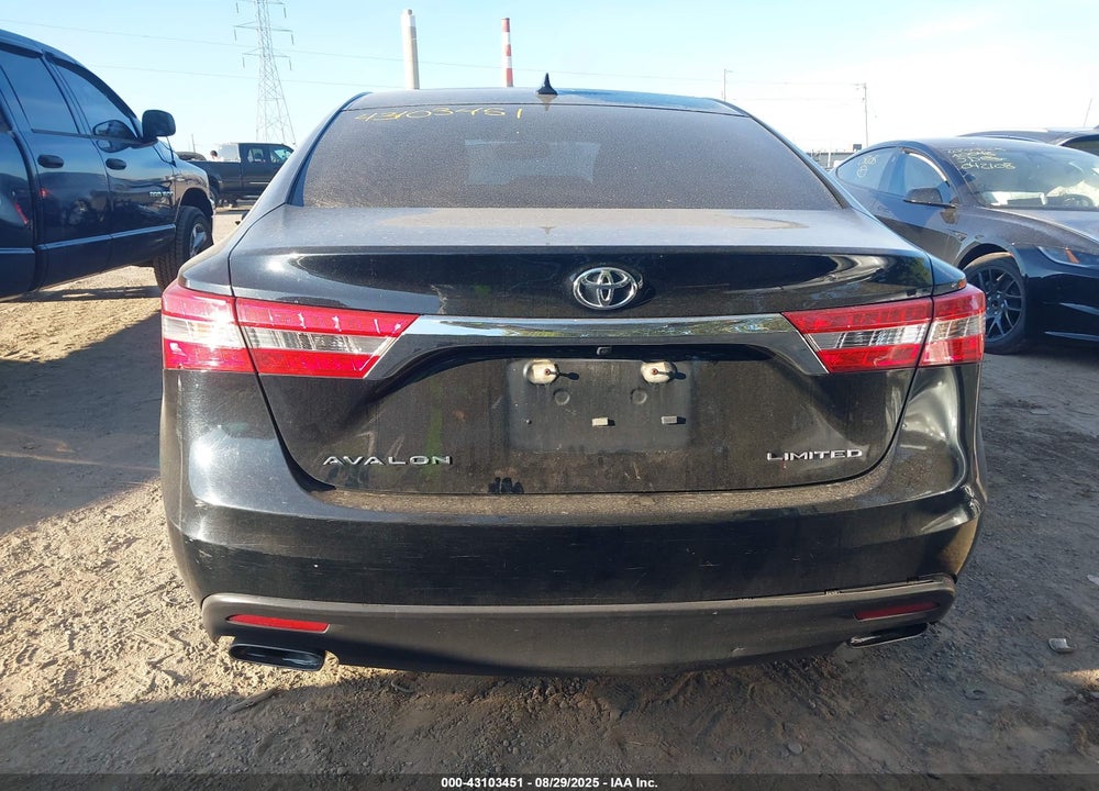 2013 TOYOTA AVALON VIN: 4T1BK1EB5DU038174