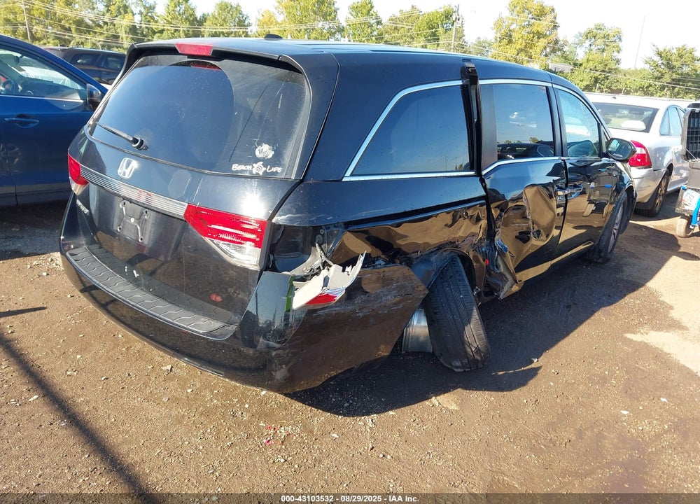 2017 HONDA ODYSSEY EX-L VIN: 5FNRL5H6XHB019835