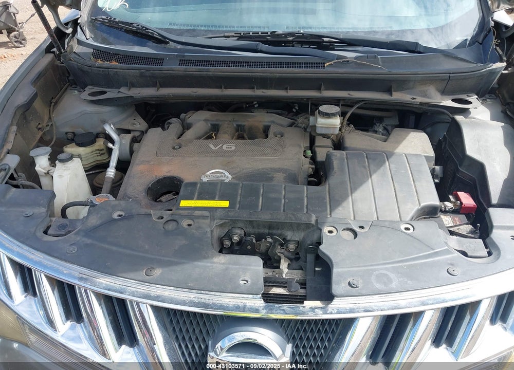 2009 NISSAN MURANO VIN: JN8AZ18W19W126763
