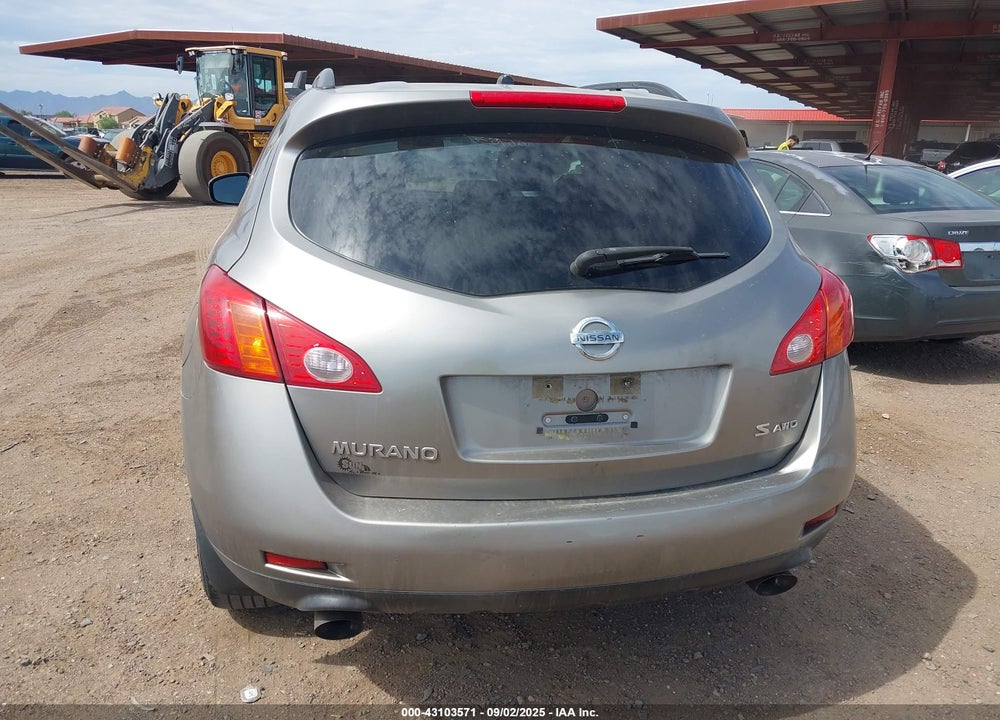 2009 NISSAN MURANO VIN: JN8AZ18W19W126763