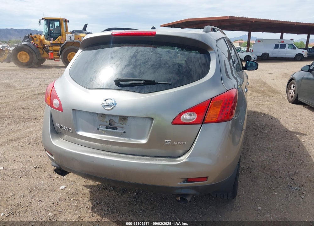 2009 NISSAN MURANO VIN: JN8AZ18W19W126763