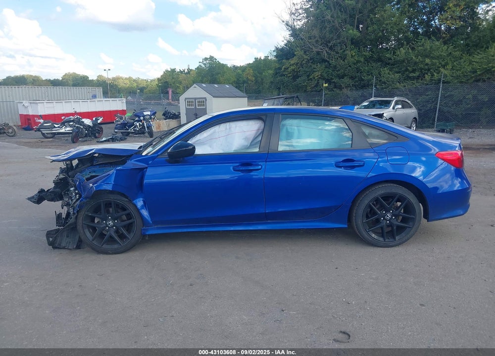 2022 HONDA CIVIC SPORT VIN: 2HGFE2F51NH587243