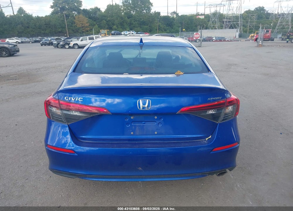2022 HONDA CIVIC SPORT VIN: 2HGFE2F51NH587243
