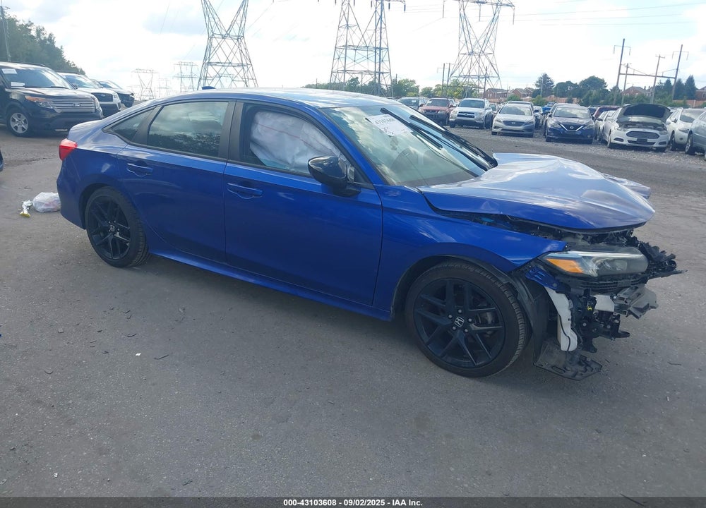 2022 HONDA CIVIC SPORT VIN: 2HGFE2F51NH587243