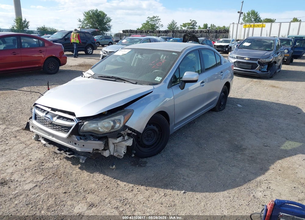 2015 SUBARU IMPREZA VIN: JF1GJAA66FG010252