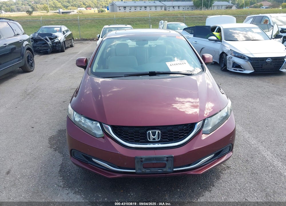 2013 HONDA CIVIC VIN: 19XFB2F81DE049802