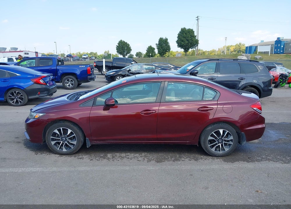 2013 HONDA CIVIC VIN: 19XFB2F81DE049802