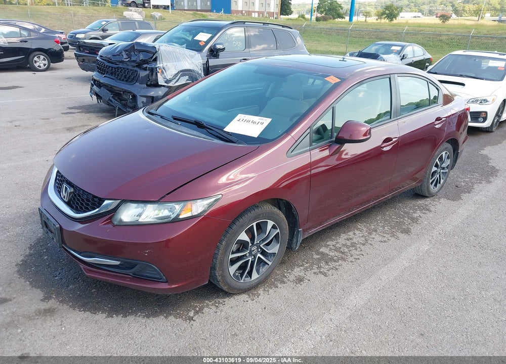 2013 HONDA CIVIC VIN: 19XFB2F81DE049802