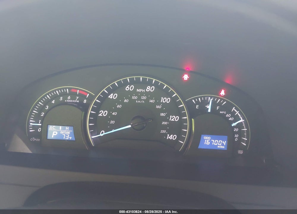2012 TOYOTA CAMRY VIN: 4T1BF1FK2CU576283