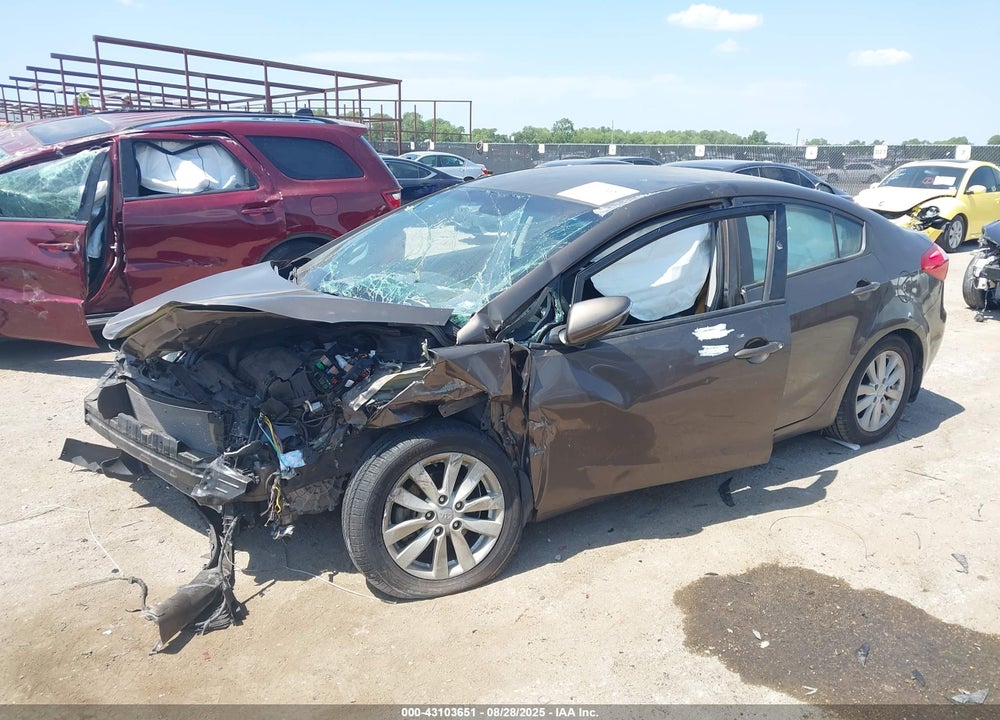 2014 KIA FORTE VIN: KNAFX4A68E5249346