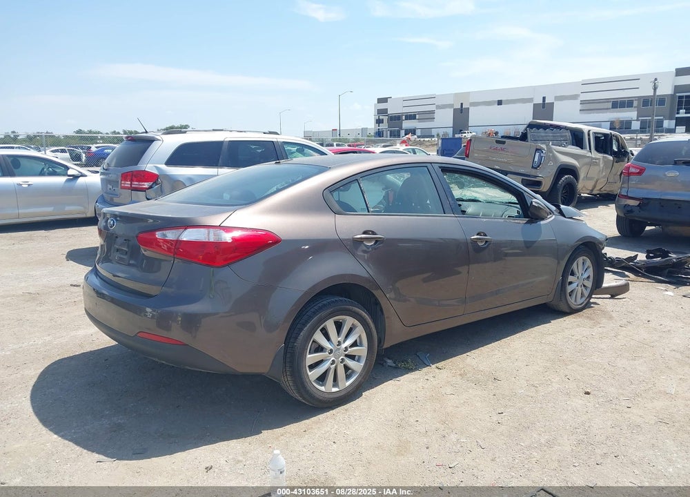 2014 KIA FORTE VIN: KNAFX4A68E5249346