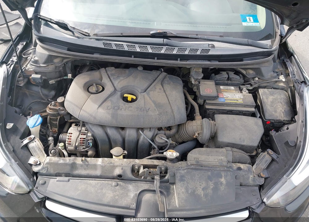 2014 HYUNDAI ELANTRA SE VIN: 5NPDH4AE7EH486795