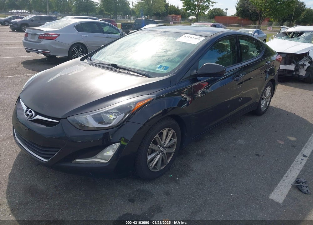 2014 HYUNDAI ELANTRA SE VIN: 5NPDH4AE7EH486795