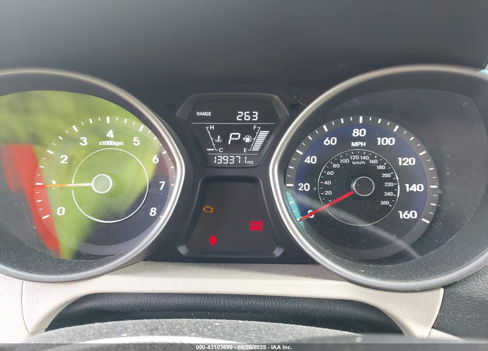 2014 HYUNDAI ELANTRA SE VIN: 5NPDH4AE7EH486795
