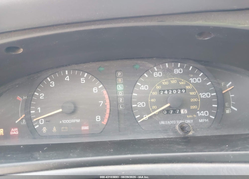 1992 TOYOTA CAMRY LE VIN: 4T1SK12EXNU122412