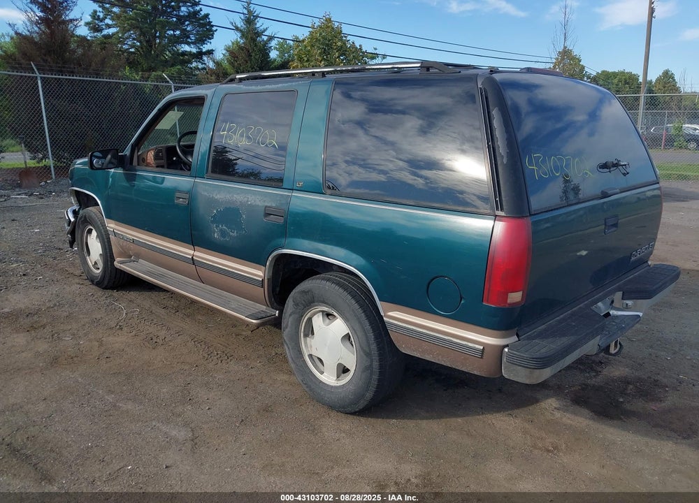 1995 CHEVROLET TAHOE K1500 VIN: 1GNEK13K3SJ447655