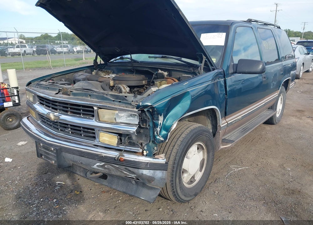 1995 CHEVROLET TAHOE K1500 VIN: 1GNEK13K3SJ447655