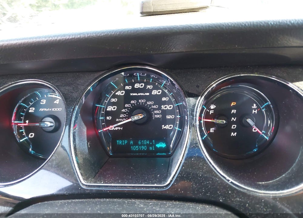 2011 FORD TAURUS VIN: 1FAHP2FW9BG114696