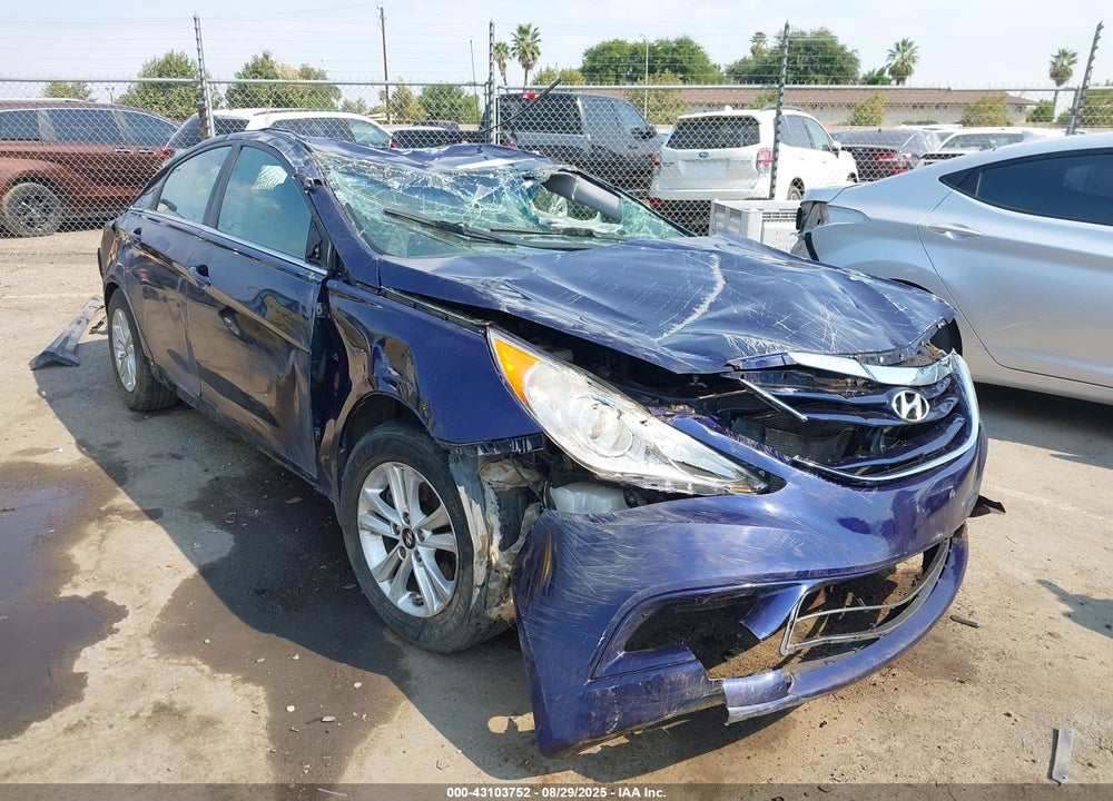 2013 HYUNDAI SONATA GLS VIN: 5NPEB4AC9DH784364
