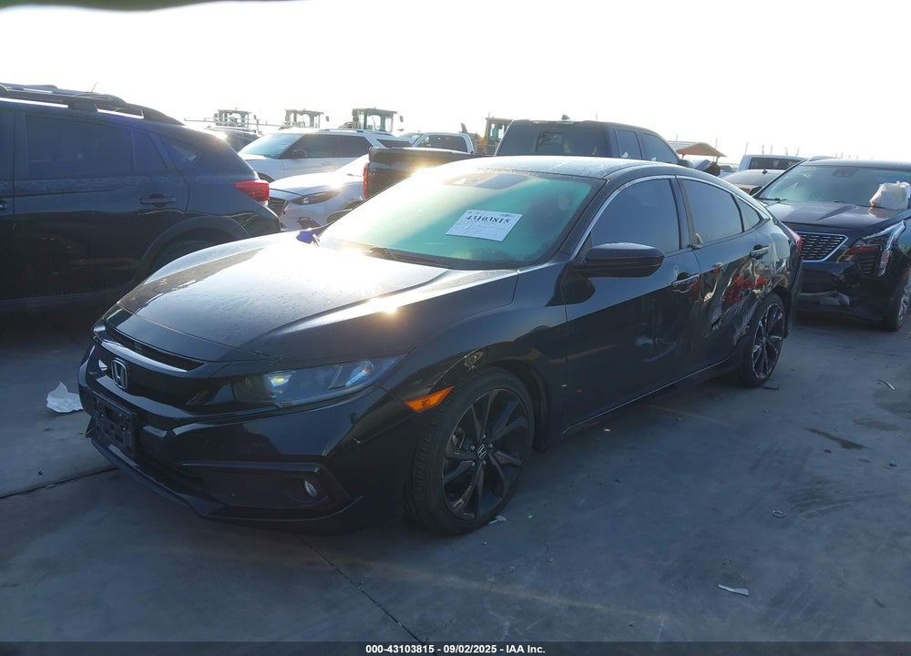 2020 HONDA CIVIC VIN: 19XFC2E85LE014077