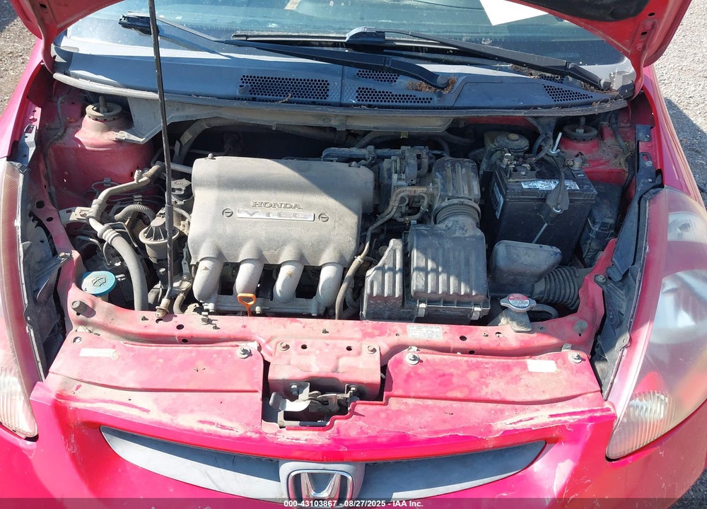 2007 HONDA FIT VIN: JHMGD38427S014216