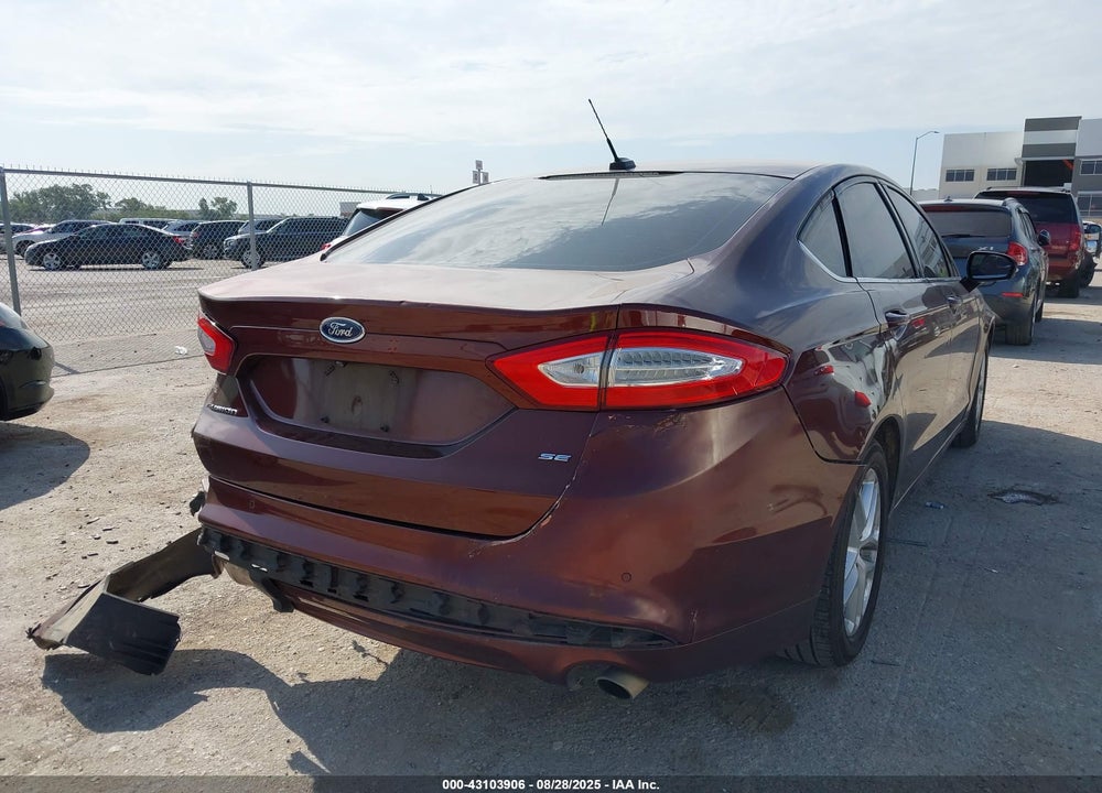 2016 FORD FUSION VIN: 3FA6P0H70GR301634