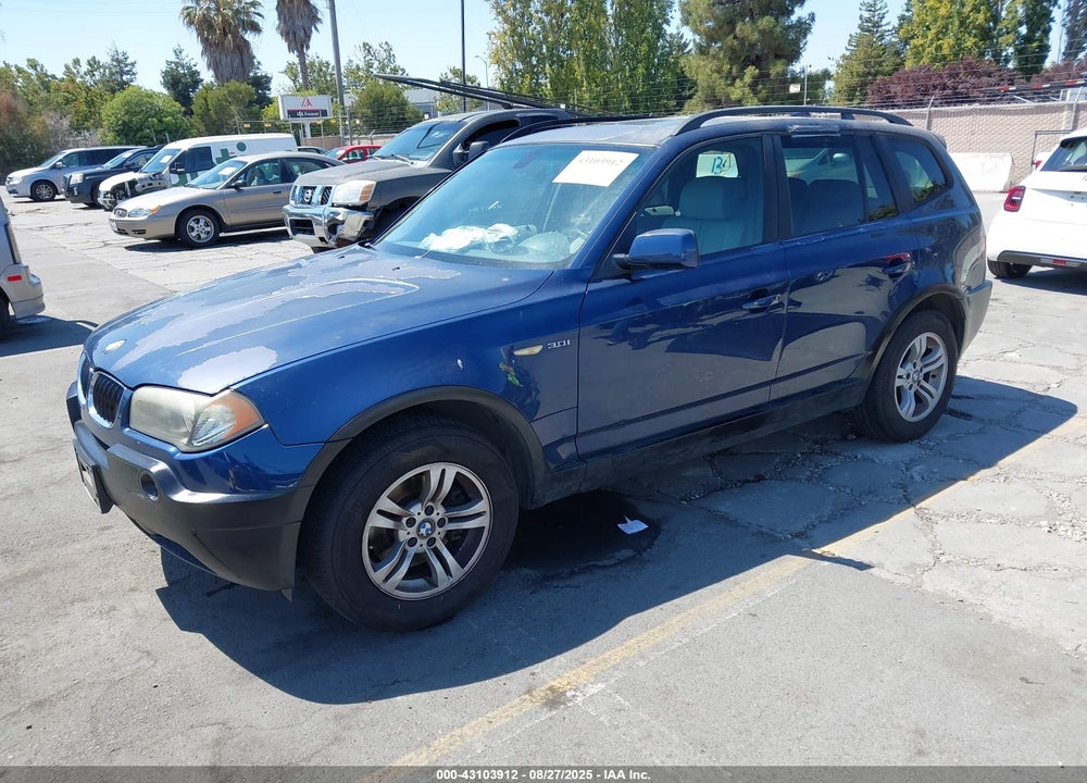 2004 BMW X3 3.0I VIN: WBXPA93474WA60607