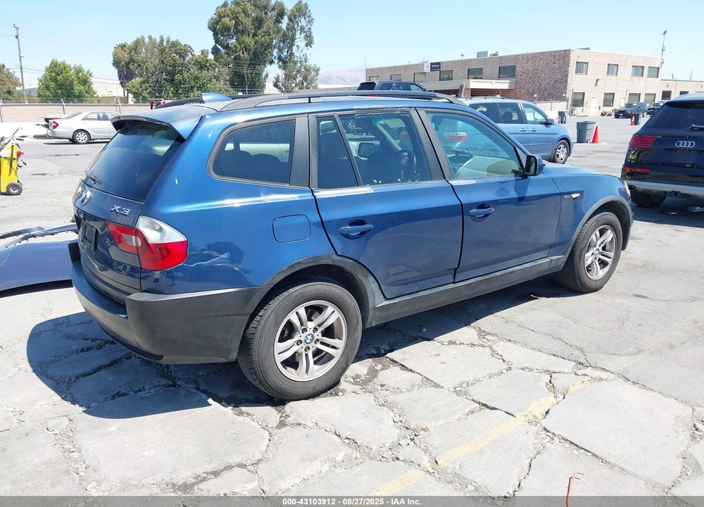 2004 BMW X3 3.0I VIN: WBXPA93474WA60607