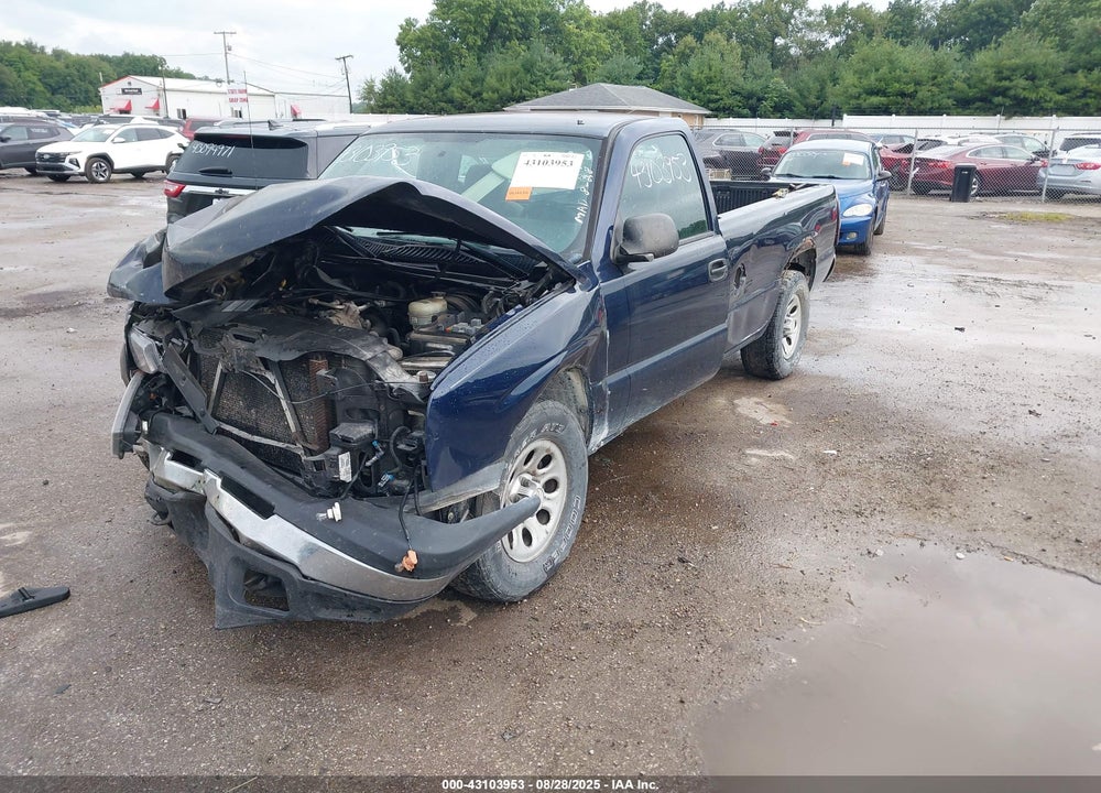 2006 CHEVROLET SILVERADO 1500 WORK TRUCK VIN: 3GCEC14XX6G232314