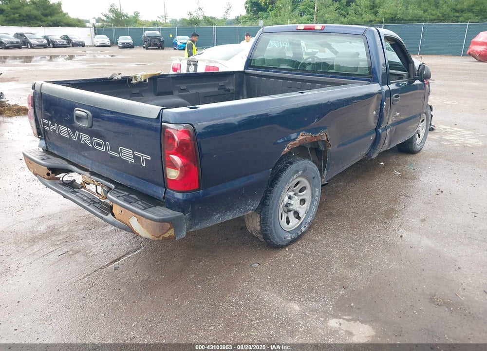 2006 CHEVROLET SILVERADO 1500 WORK TRUCK VIN: 3GCEC14XX6G232314
