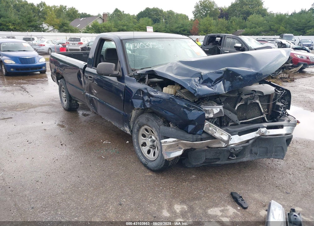 2006 CHEVROLET SILVERADO 1500 WORK TRUCK VIN: 3GCEC14XX6G232314