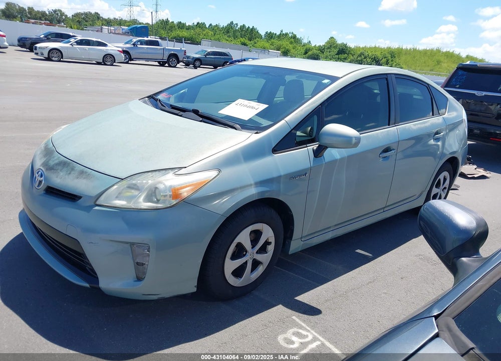 2012 TOYOTA PRIUS VIN: JTDKN3DU3C5489588