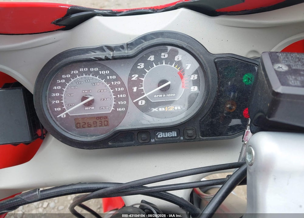 2004 BUELL FIREBOLT XB12R VIN: 4MZAX14J143425283