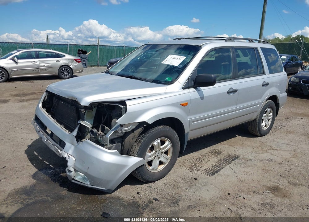 2007 HONDA PILOT LX VIN: 5FNYF18187B018861