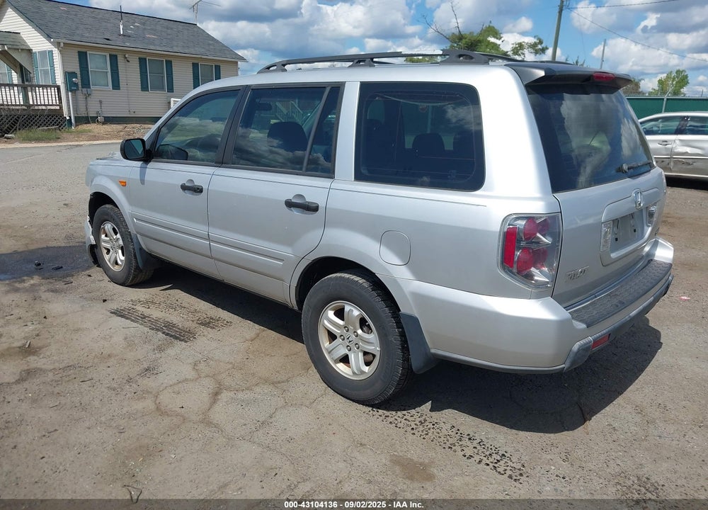 2007 HONDA PILOT LX VIN: 5FNYF18187B018861