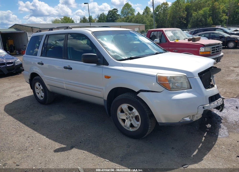2007 HONDA PILOT LX VIN: 5FNYF18187B018861