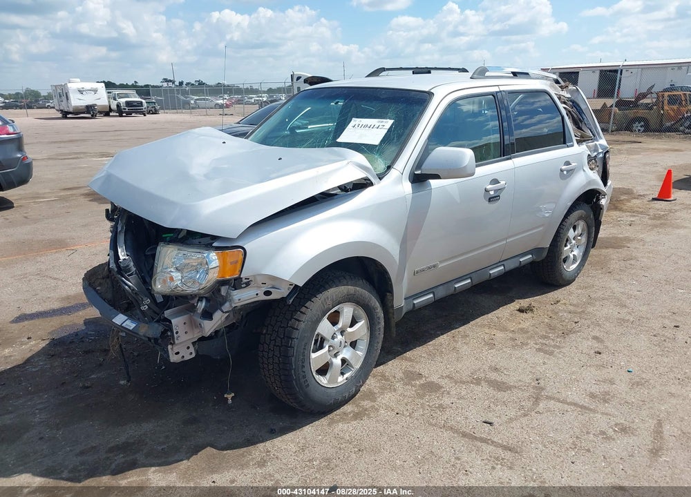 2008 FORD ESCAPE LIMITED VIN: 1FMCU04158KE37489
