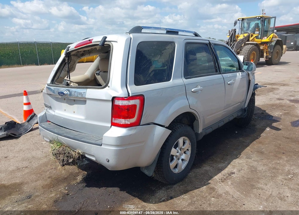 2008 FORD ESCAPE LIMITED VIN: 1FMCU04158KE37489