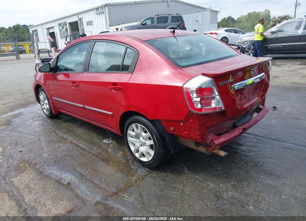 2012 NISSAN SENTRA VIN: 3N1AB6AP4CL766952