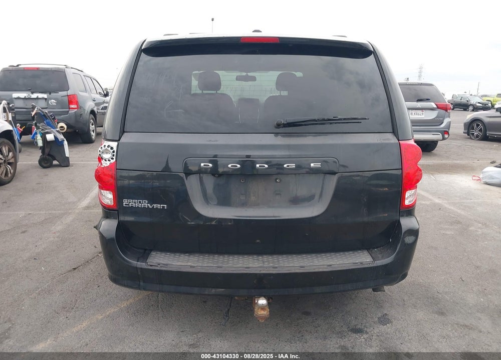 2013 DODGE GRAND CARAVAN SXT VIN: 2C4RDGCG1DR570095