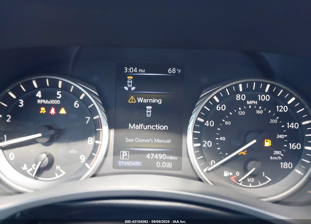 2021 INFINITI Q50 LUXE AWD VIN: JN1EV7BR4MM750532