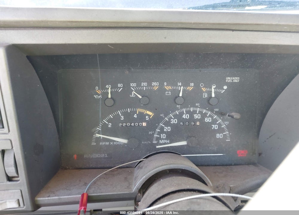 1994 GMC SIERRA VIN: 1GTEC14K8RE544261