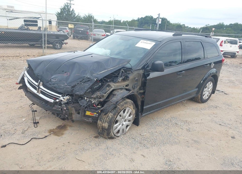 2014 DODGE JOURNEY SE VIN: 3C4PDCAB7ET154641