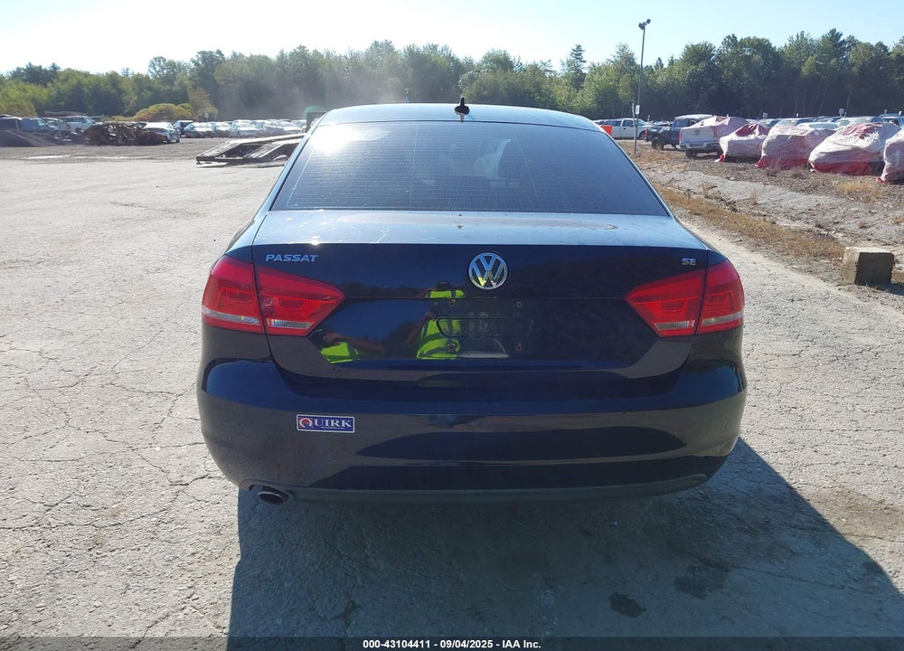 2012 VOLKSWAGEN PASSAT VIN: 1VWBP7A39CC083174