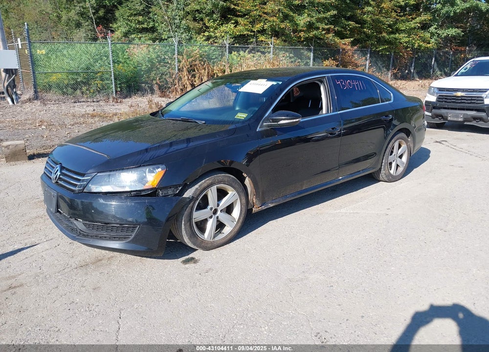 2012 VOLKSWAGEN PASSAT VIN: 1VWBP7A39CC083174