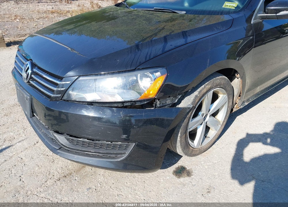 2012 VOLKSWAGEN PASSAT VIN: 1VWBP7A39CC083174