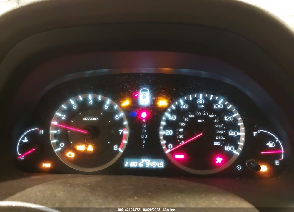 2009 HONDA ACCORD VIN: 1HGCP26399A112875